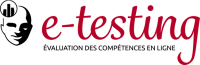 Logo E-testing - E-testing, solution de tests de compétences en ligne pour le recrutement et l'évaluation de vos futurs salariés, et l'admission de vos candidats